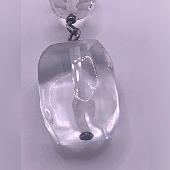 Silpada Vintage Sterling & Quartz Lariat Front Toggle Closure Necklace - Picture 9 of 16